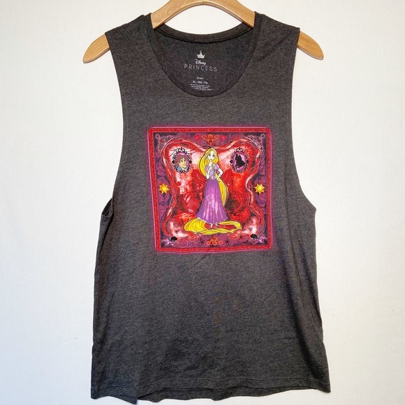 Disney Other - Disney Princess Sleeveless‎ Girls Size XL Rapunzel Tank Top Tee